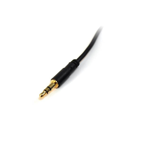 StarTech.com 6 ft Slim 3.5mm Stereo Audio Cable - M/M StarTech.com 6 ft Slim 3.5mm Stereo Audio Cable - M/M